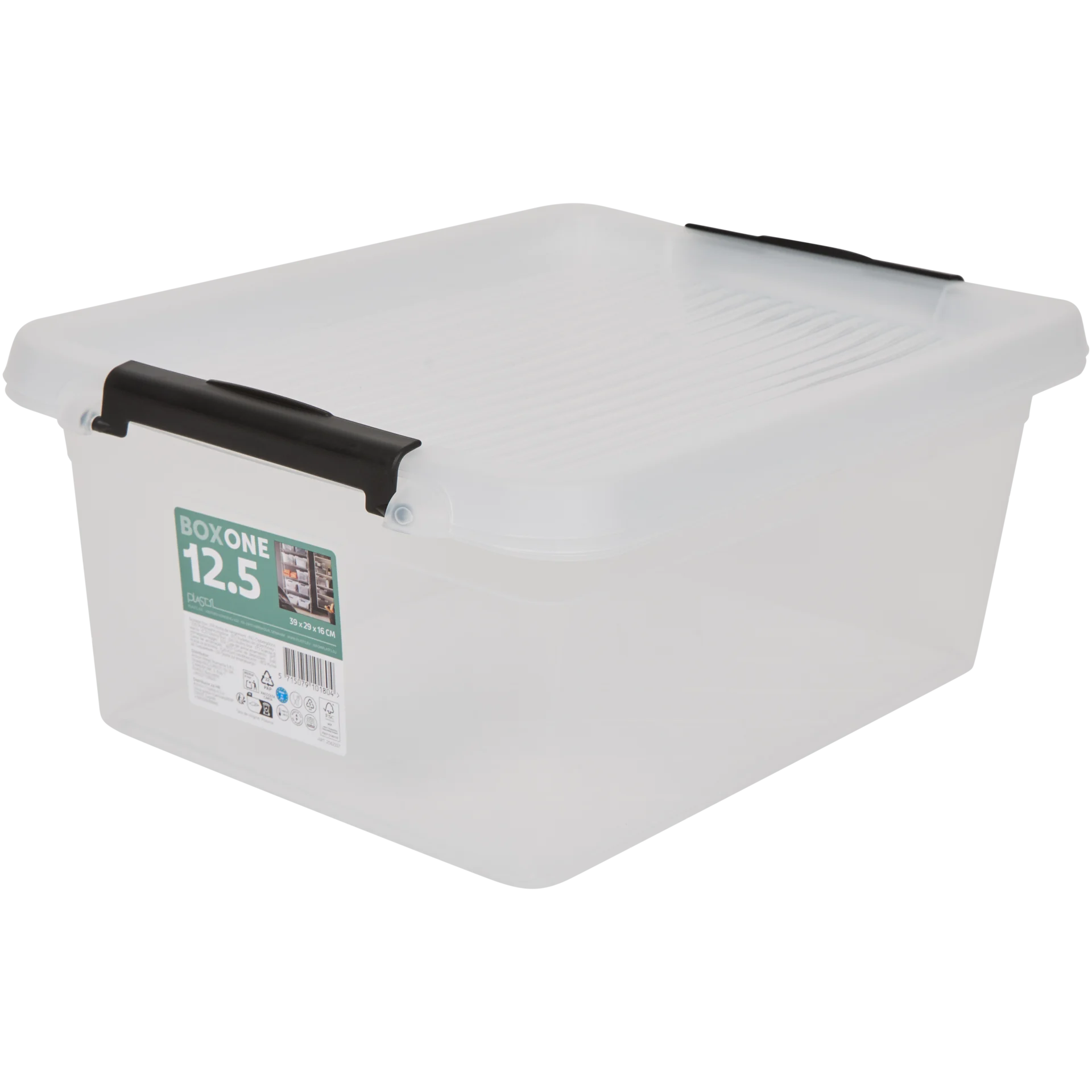 Aufbewahrungsbox mit Klemmdeckel