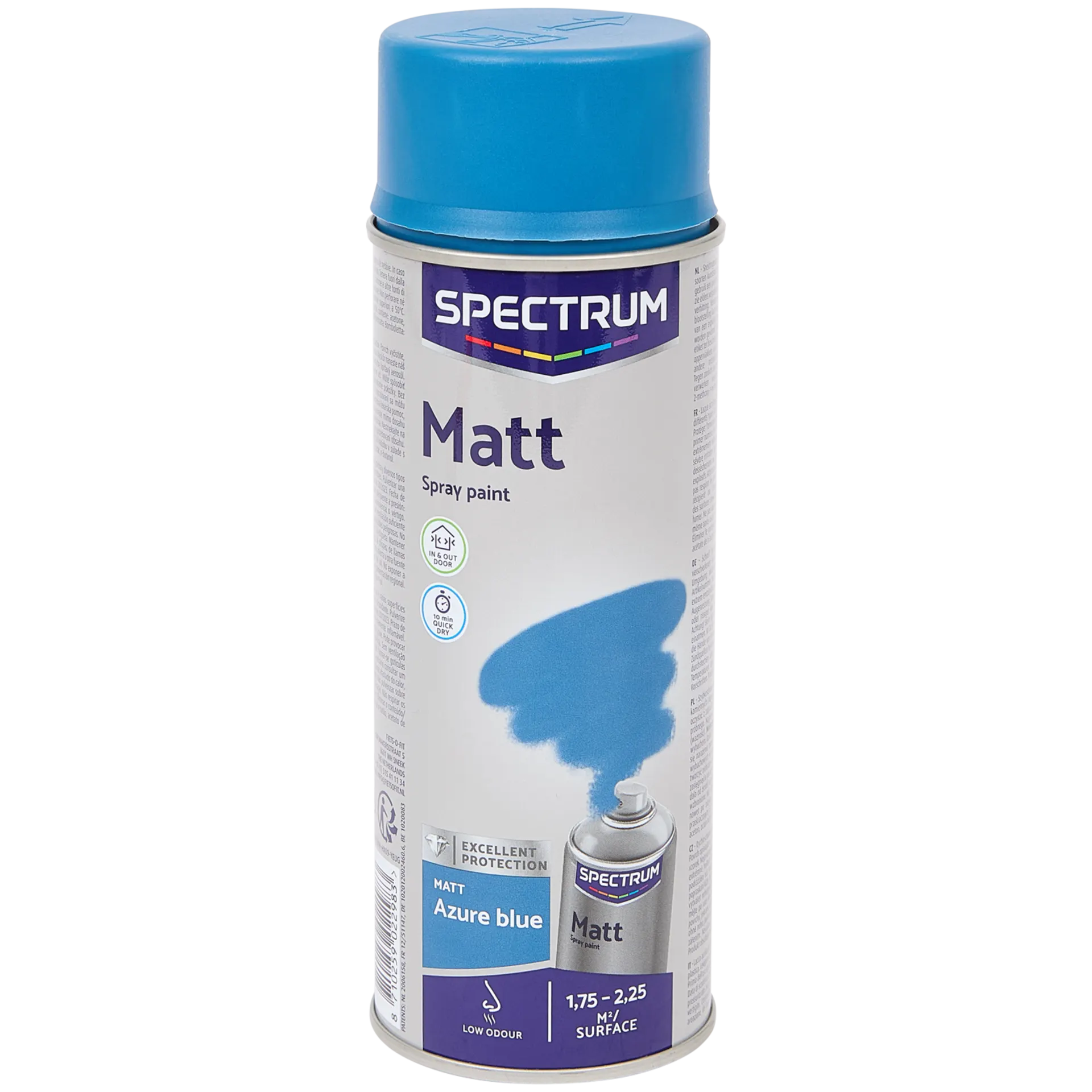 Spectrum Matte Sprühfarbe Azurblau