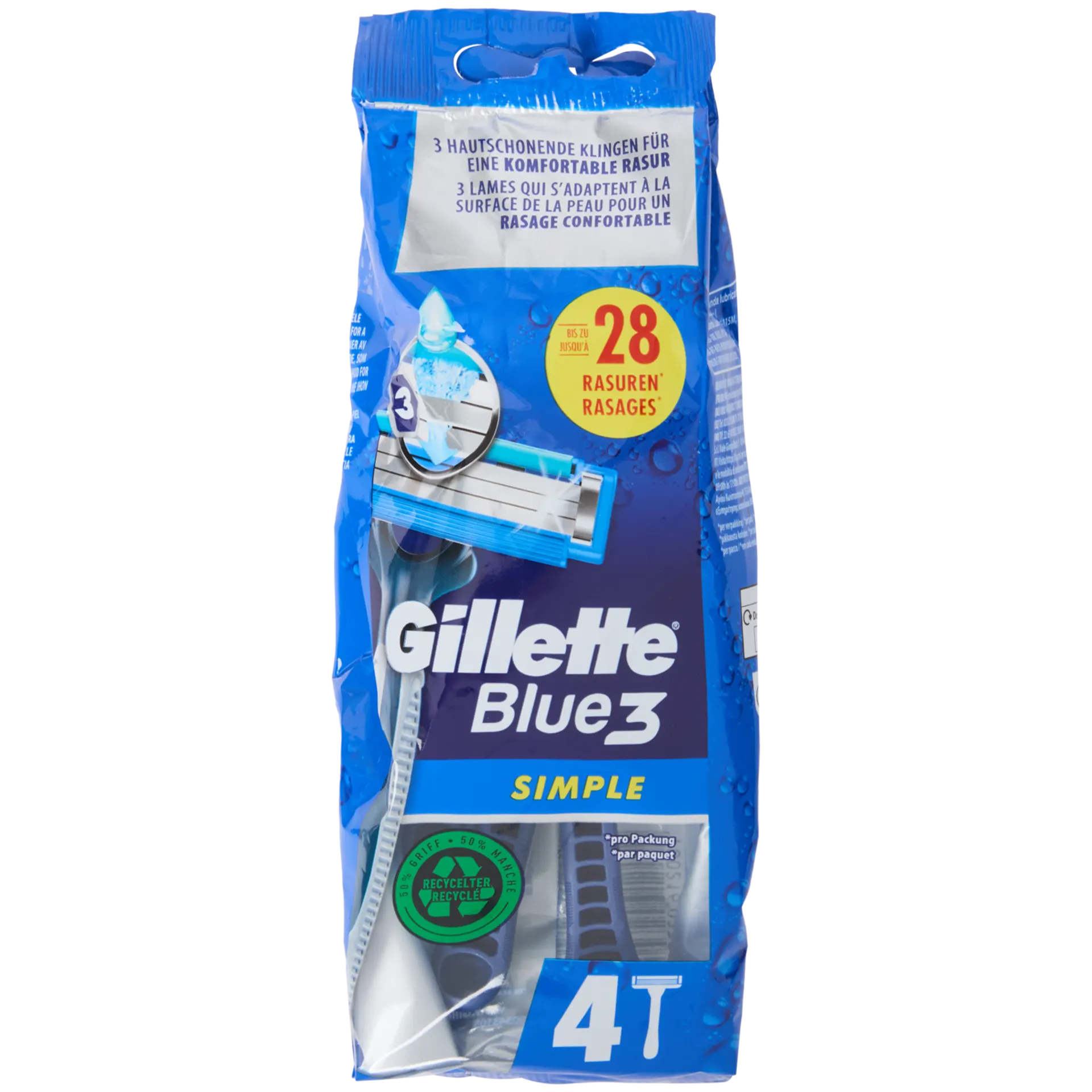Gillette Blue3 Einwegrasierer Simple