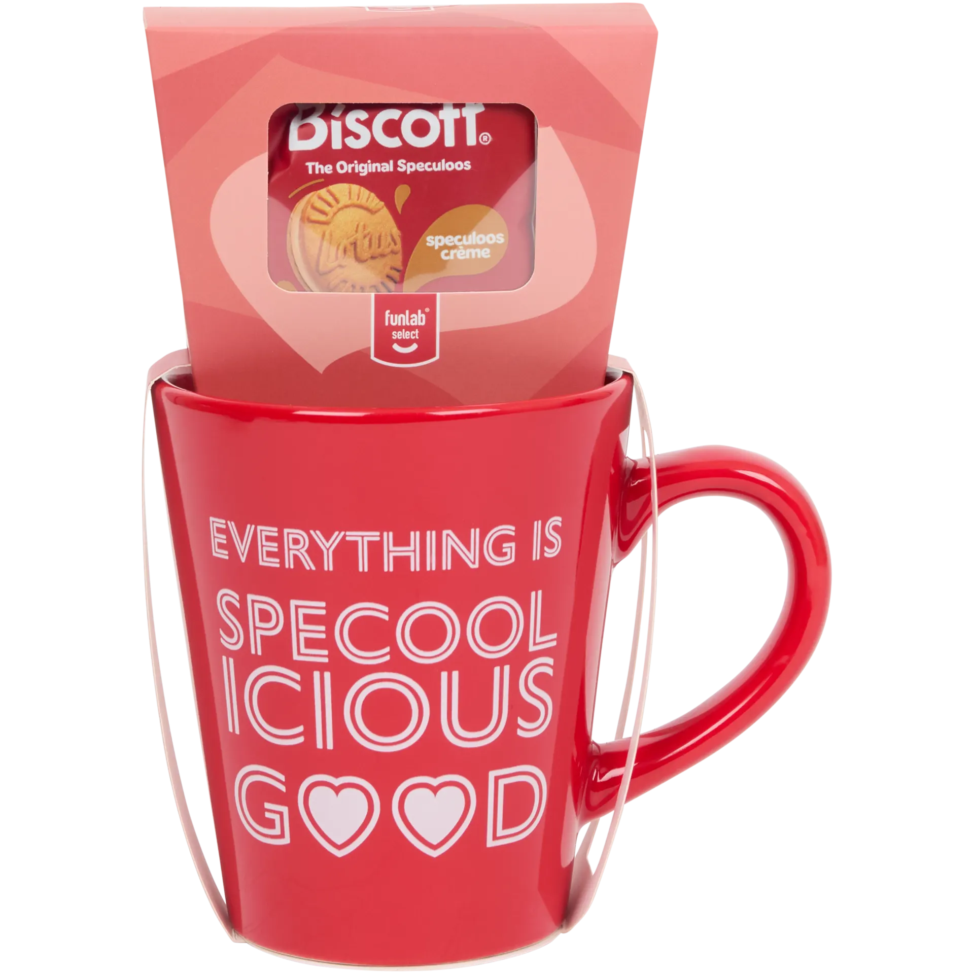 Set mit Tasse, Schokolade und Kakao