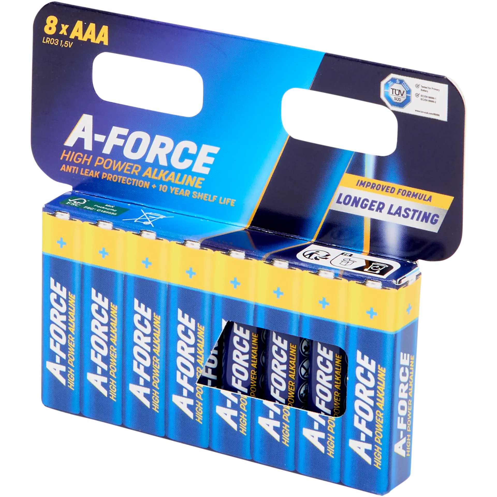 A-Force High Power Alkaline Batterien AAA