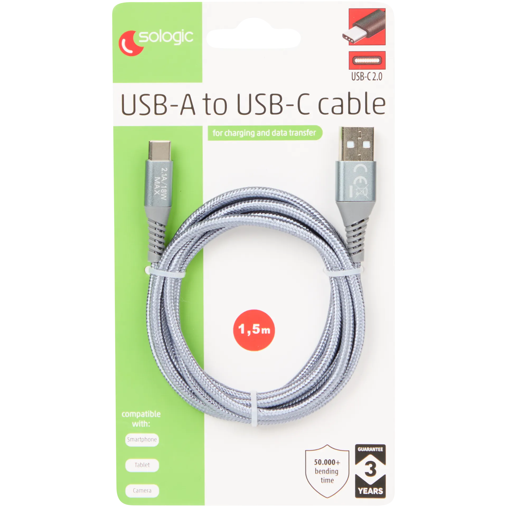 Sologic Lade- und Datenkabel USB-C
