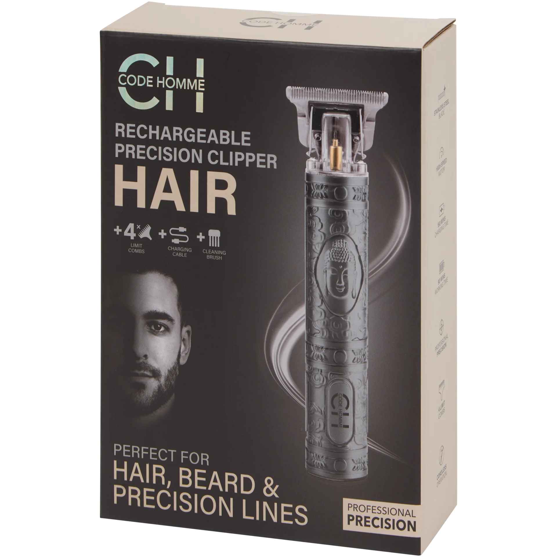 Code Homme Präzisions-Haarschneider