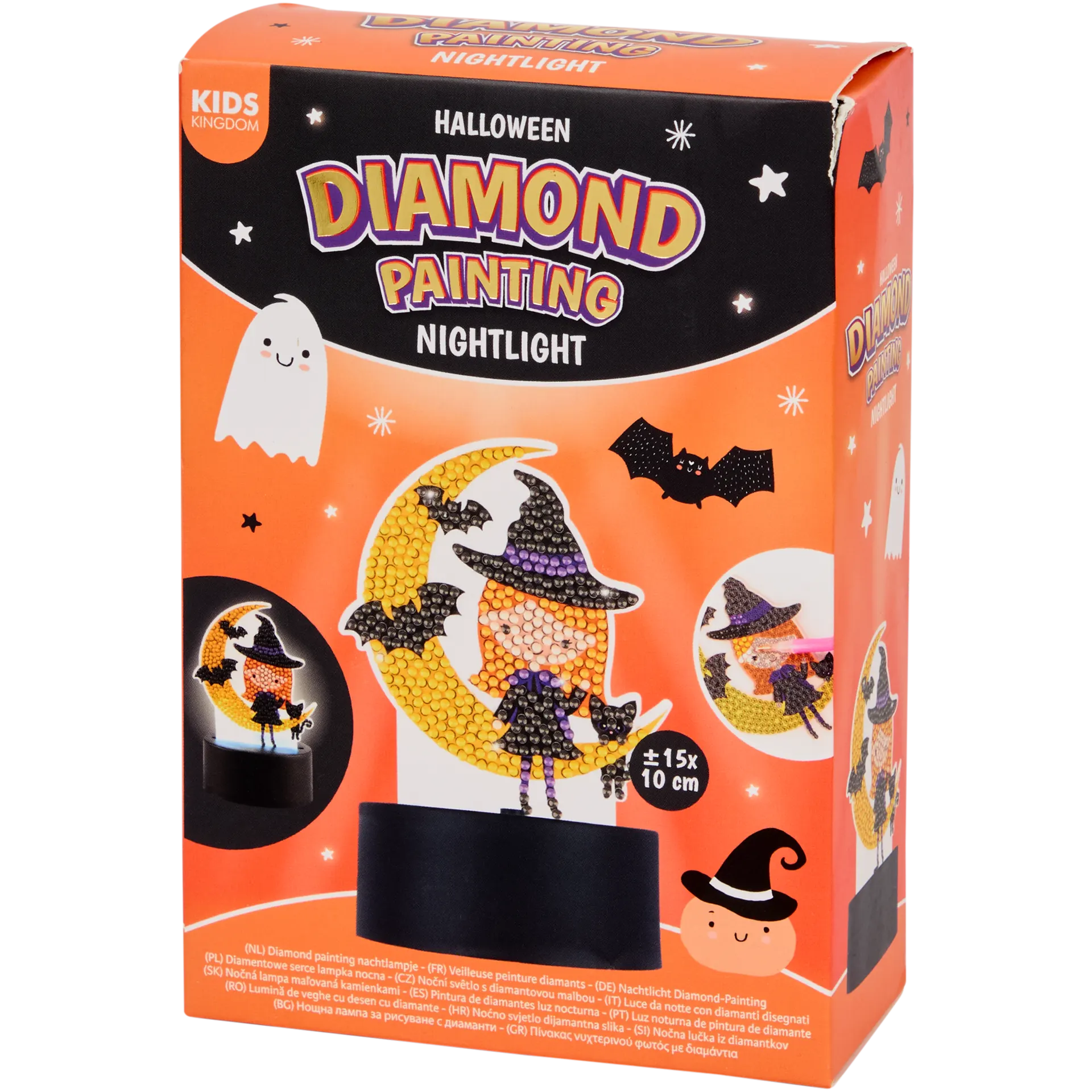 Kids Kingdom Diamond Painting Nachttischlampe Halloween