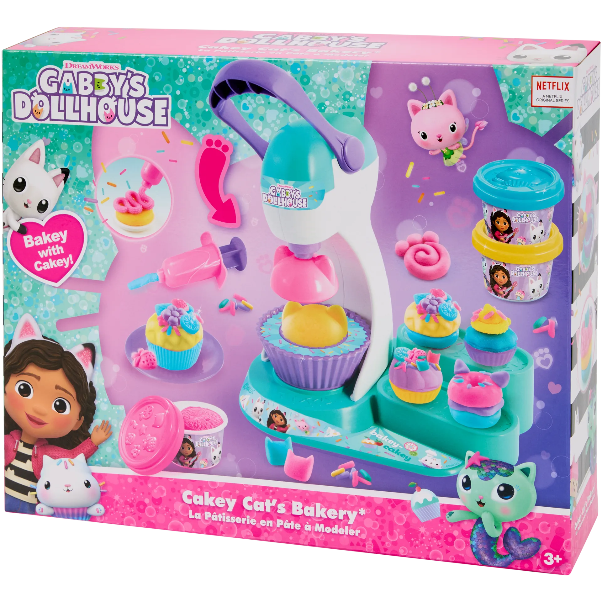 Gabby’s Puppenhaus Knete-Spielset Cakey Cat's Dough Kitchen