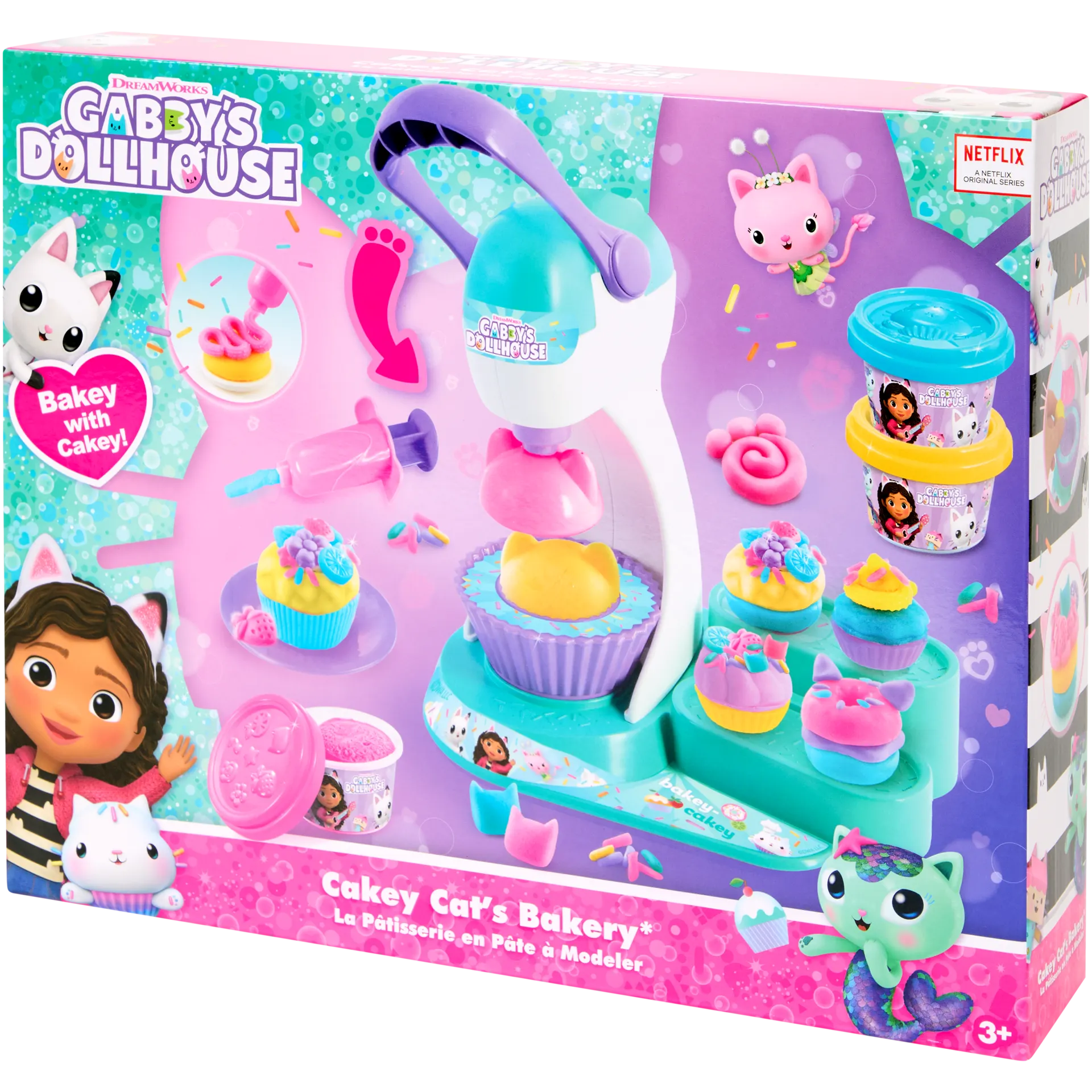 Gabby’s Puppenhaus Knete-Spielset Cakey Cat's Dough Kitchen