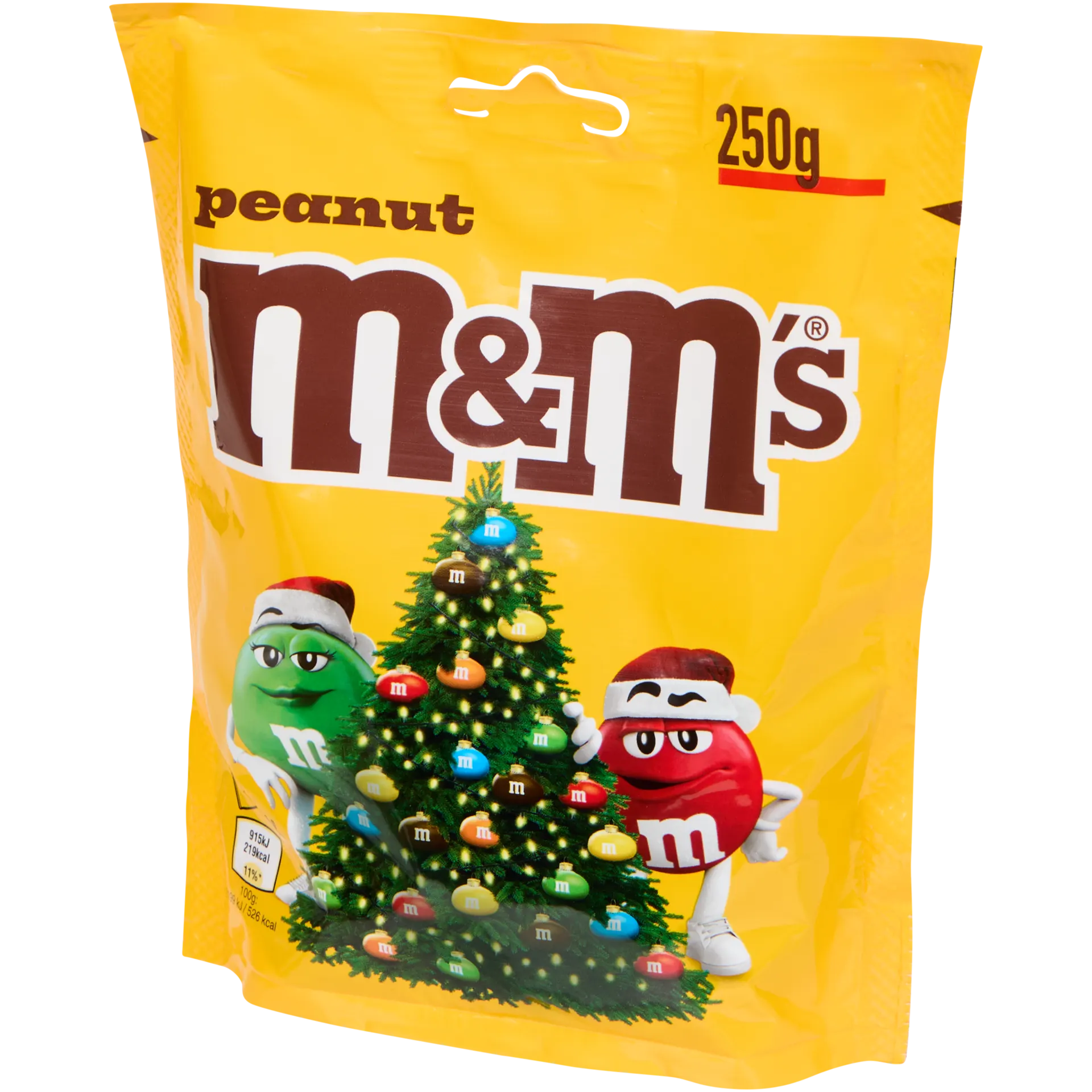 M&M's Erdnuss Weihnachtsedition