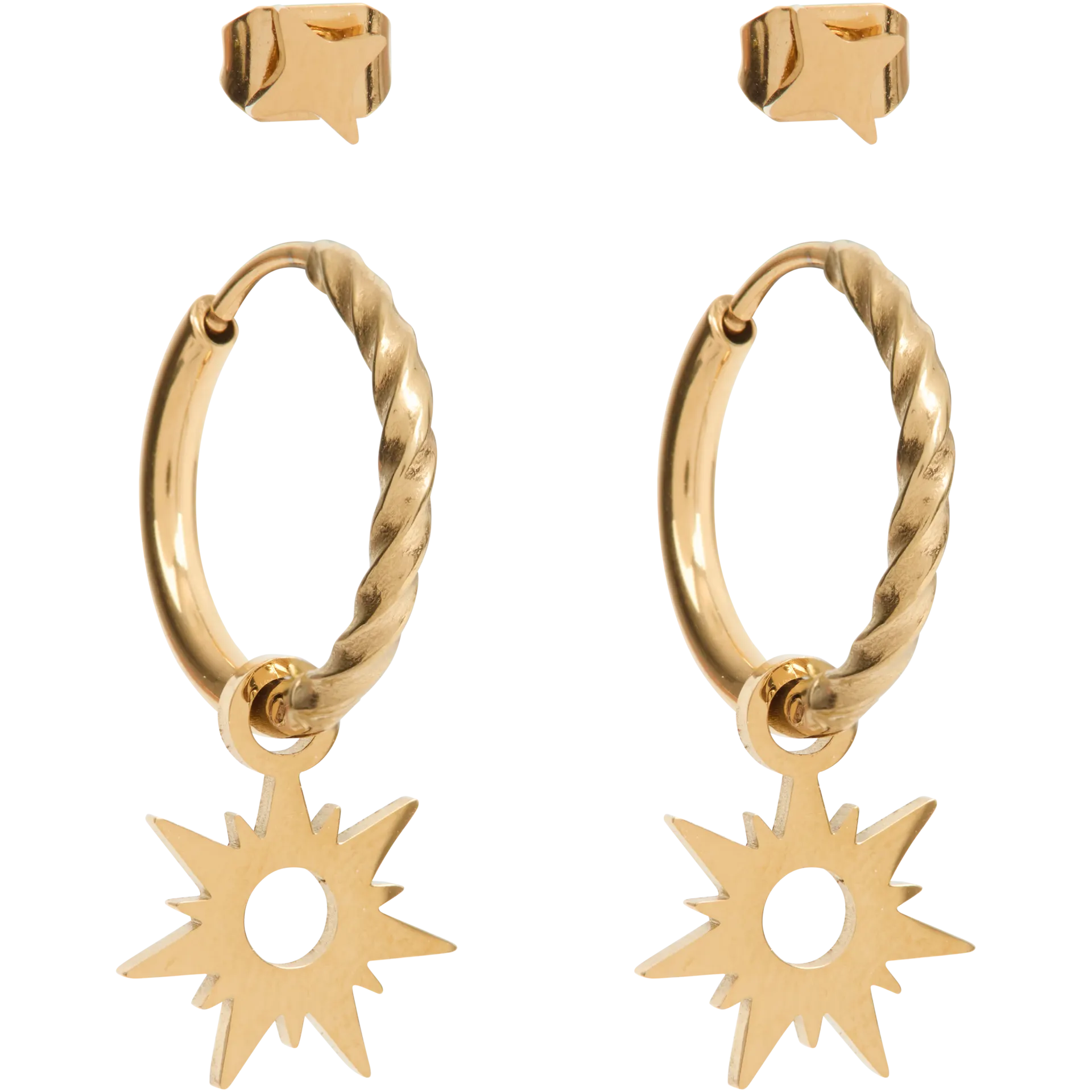 Boucles d'oreilles Valentin Or