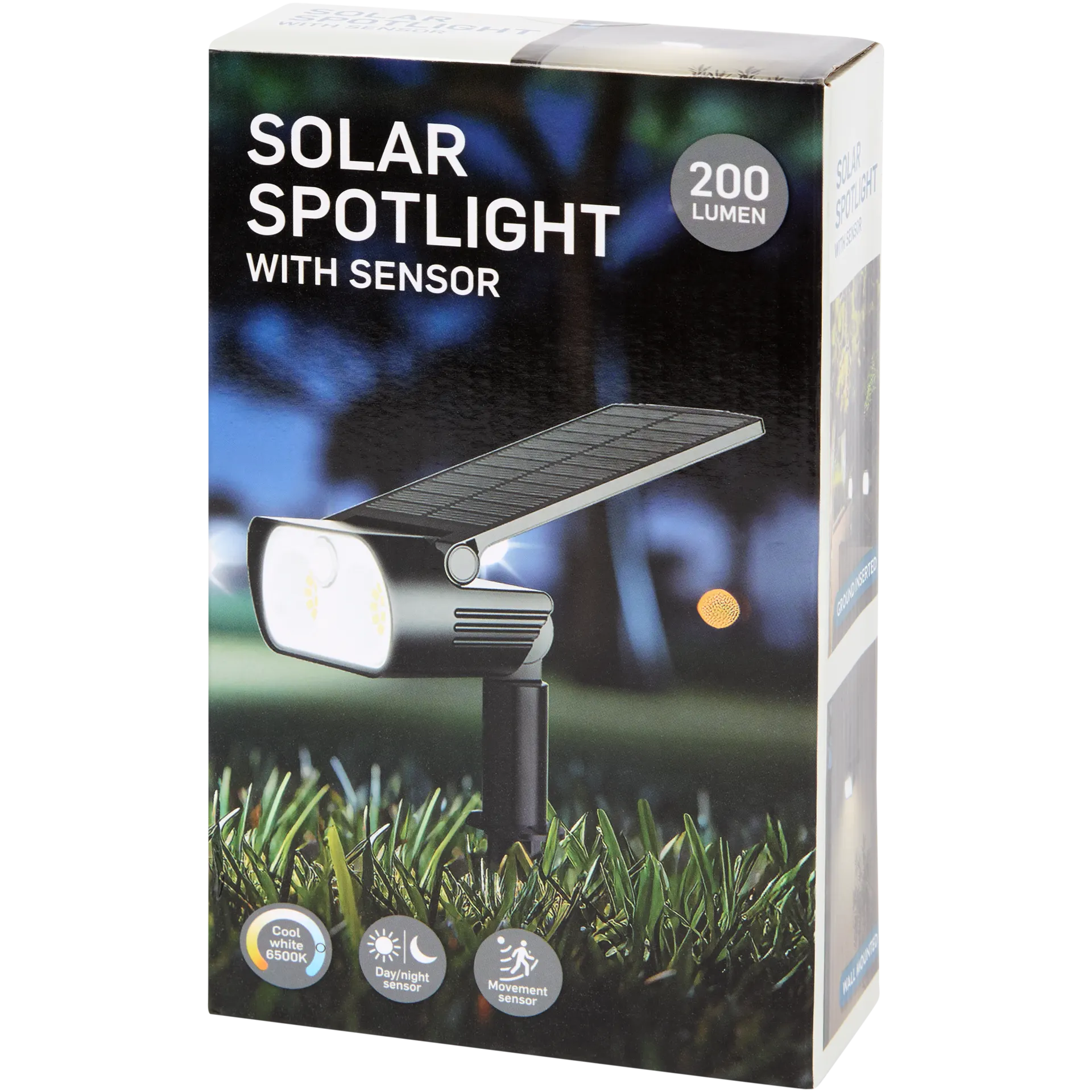 Solar-Gartenlampe mit Bewegungssensor