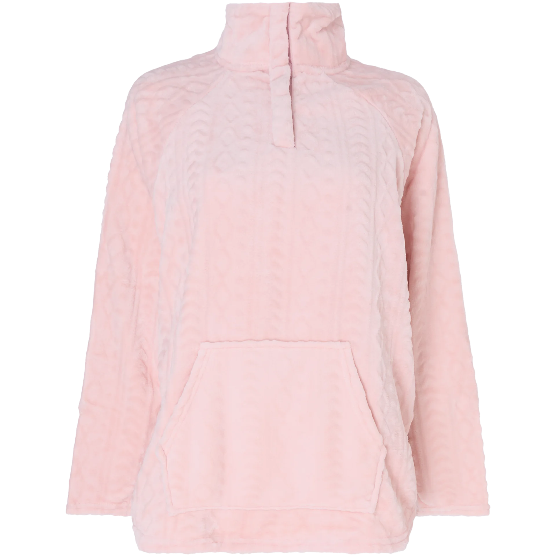 Fleecepullover mit Reißverschluss