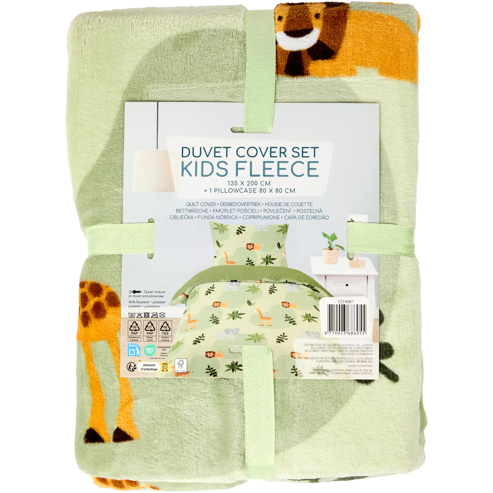 Fleece-Bettbezug
