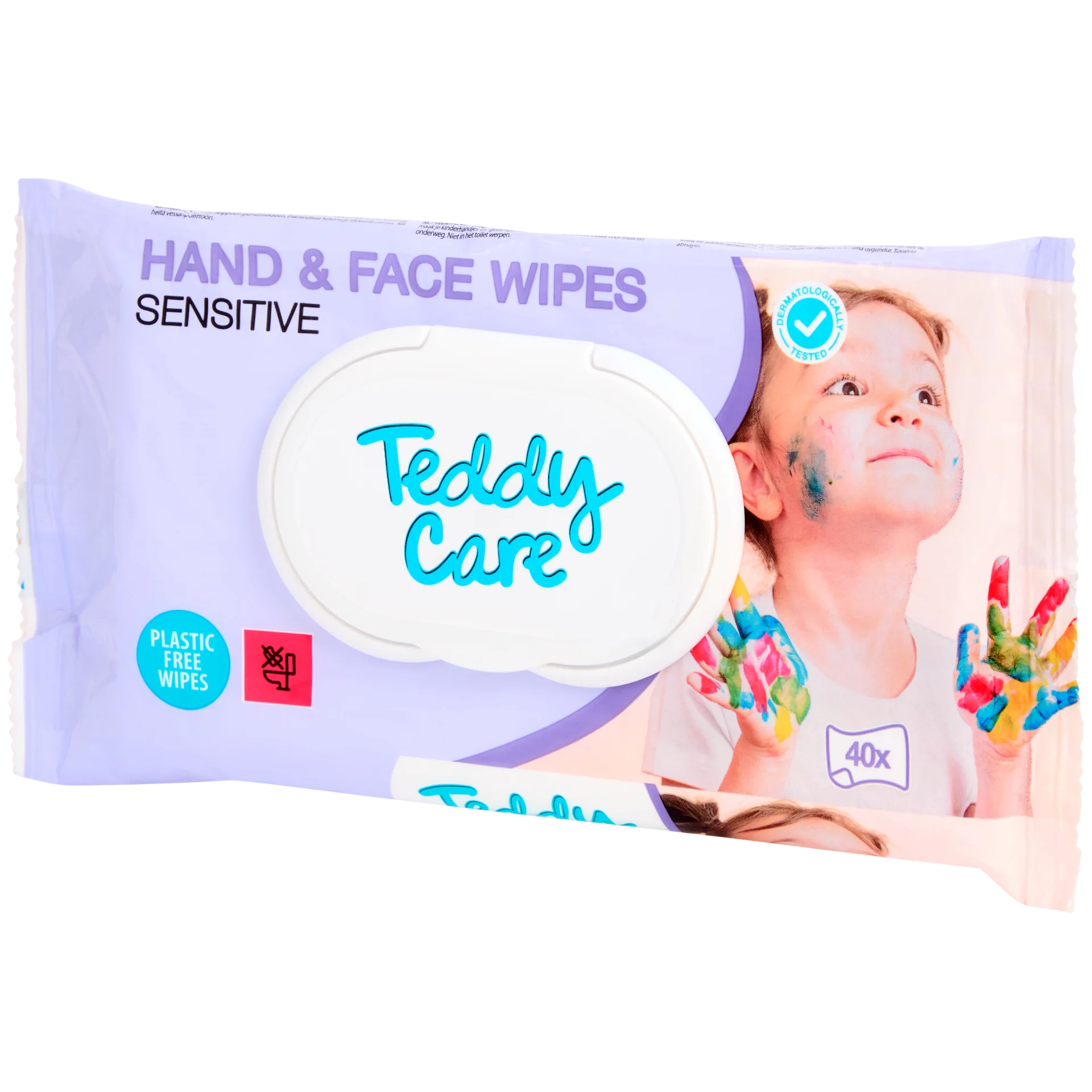Teddy Care Feuchttücher für Hände und Gesicht Sensitive