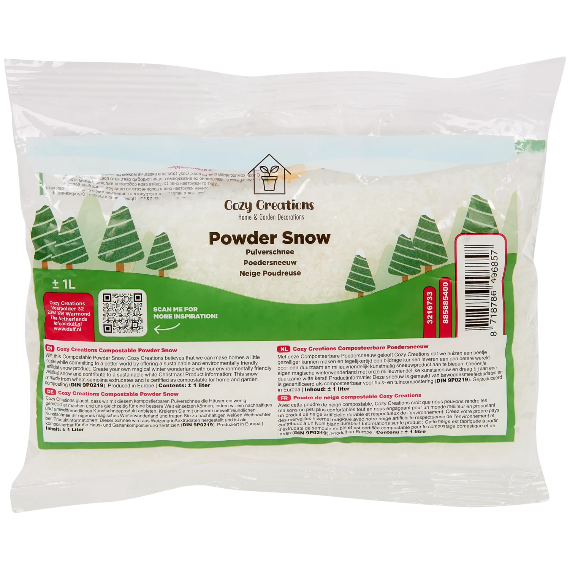 Cozy Creations Kunstschnee