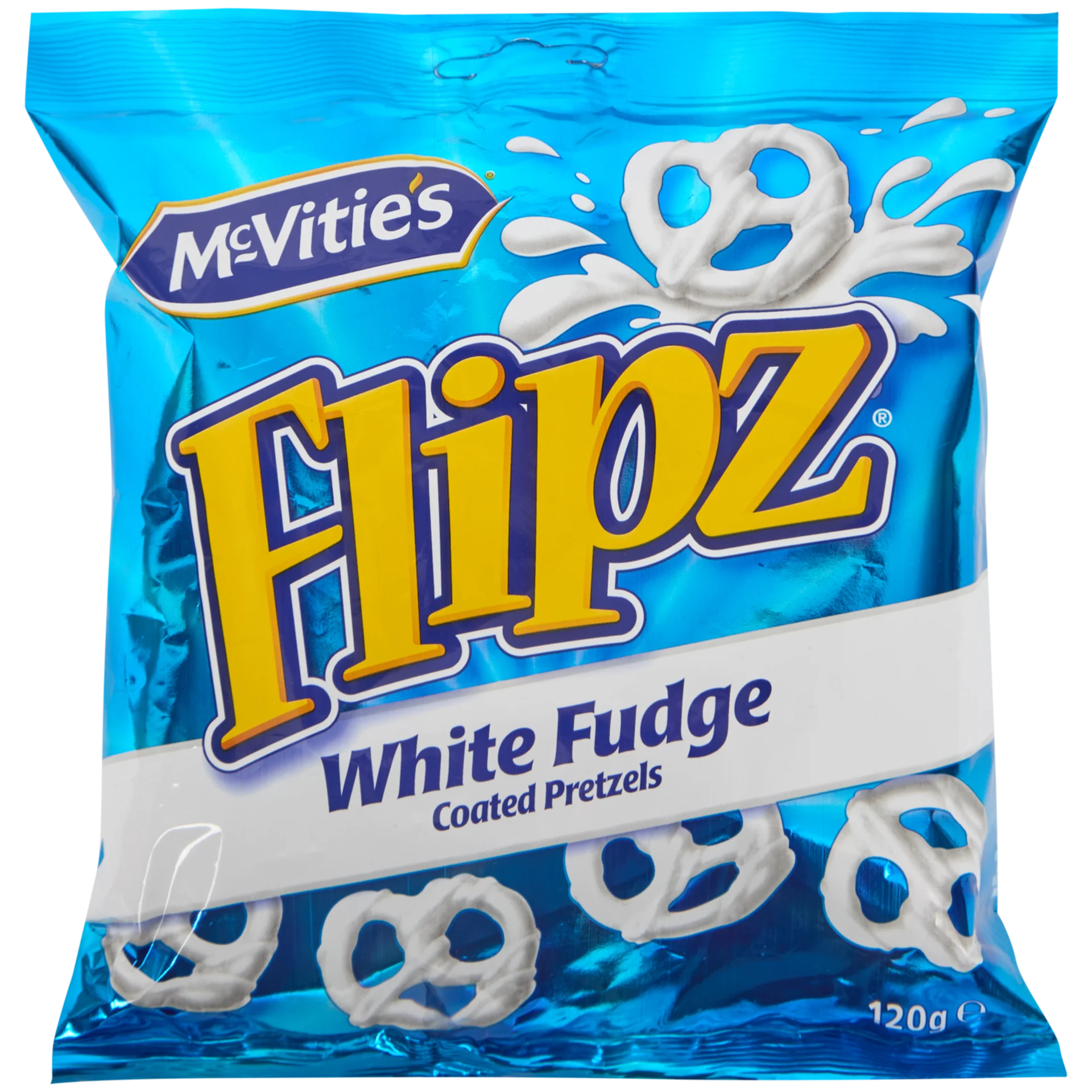 McVitie’s Flipz Coated Pretzels White Fudge