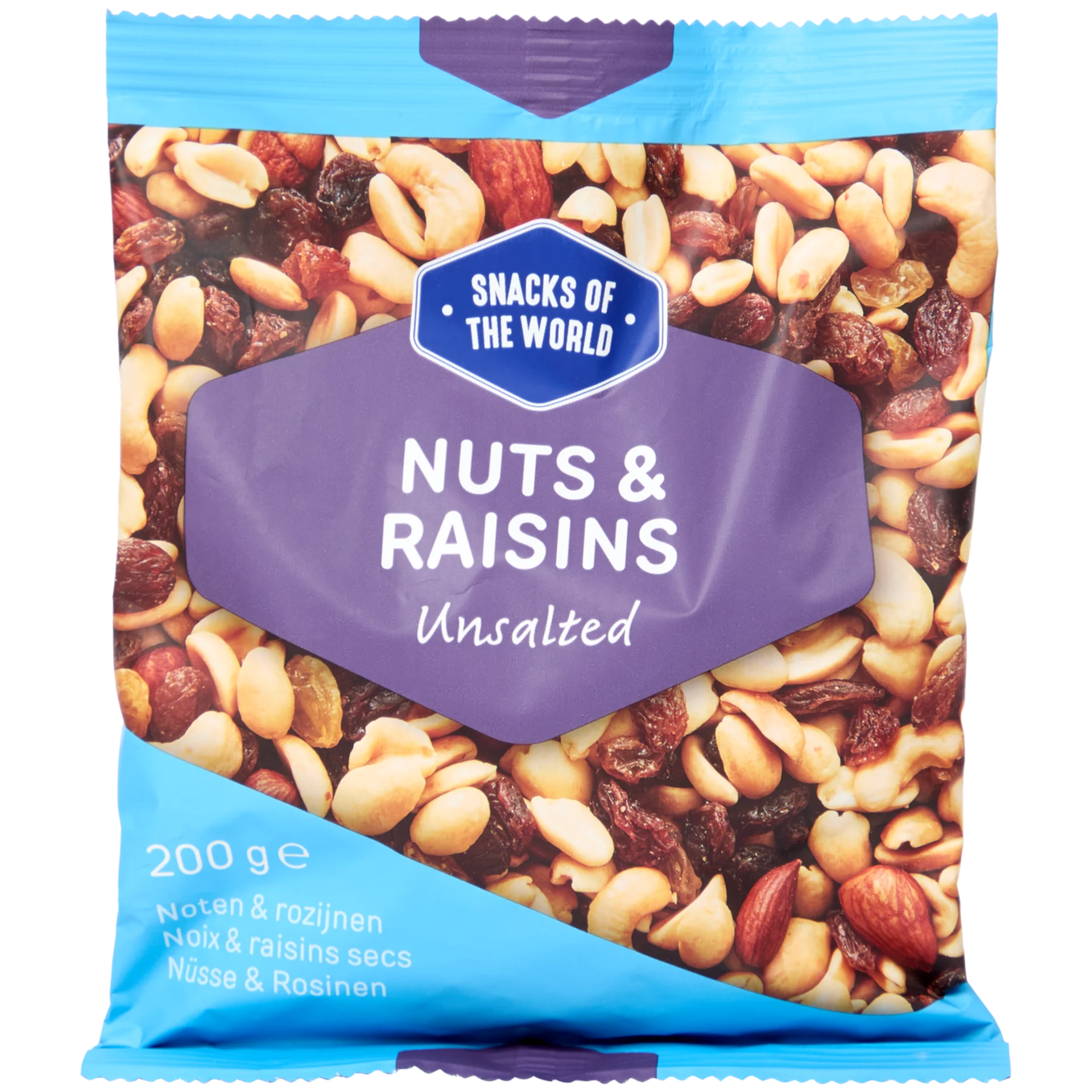Snacks of the World Nüsse und Rosinen