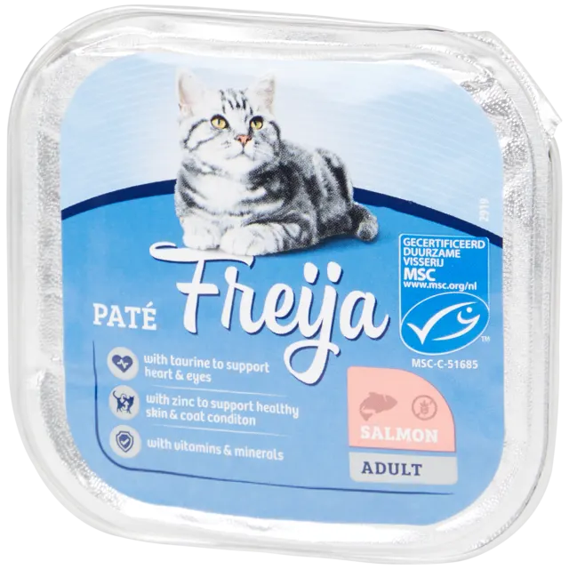 Nourriture humide pour chat Freija Saumon