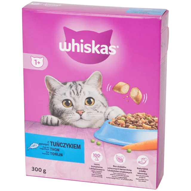 Croquettes fourrées pour chat Whiskas Thon