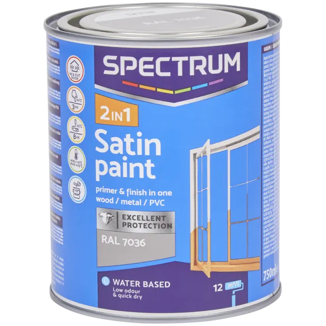 Peinture satinée 2-en-1 Spectrum RAL