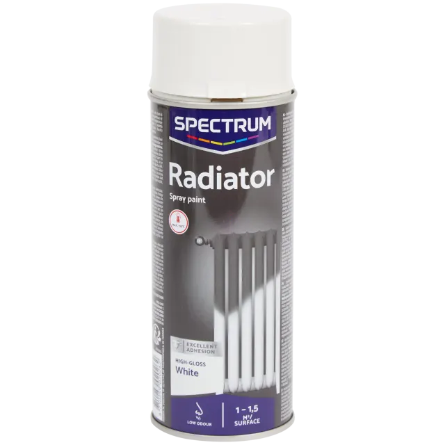 Peinture en aérosol pour radiateur Spectrum Blanc