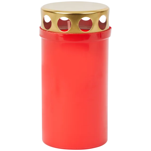 Bougie funéraire rouge