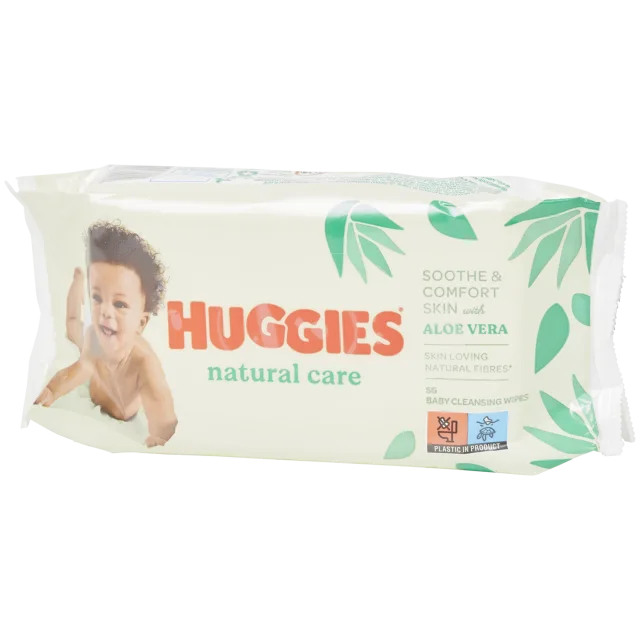 Lingettes pour bébé Huggies Natural Care