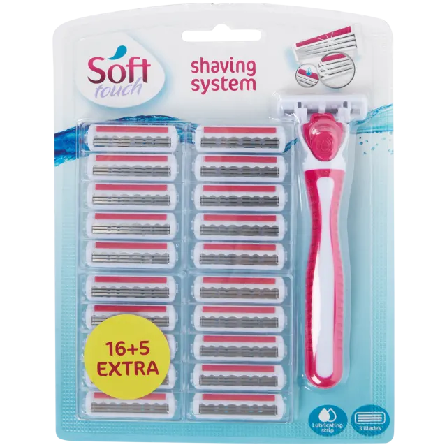 Rasoir avec lames de recharge Soft Touch