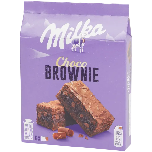 Brownies au chocolat Milka