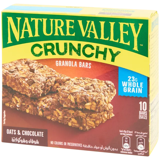 Barres de céréales Nature Valley Avoine et chocolat