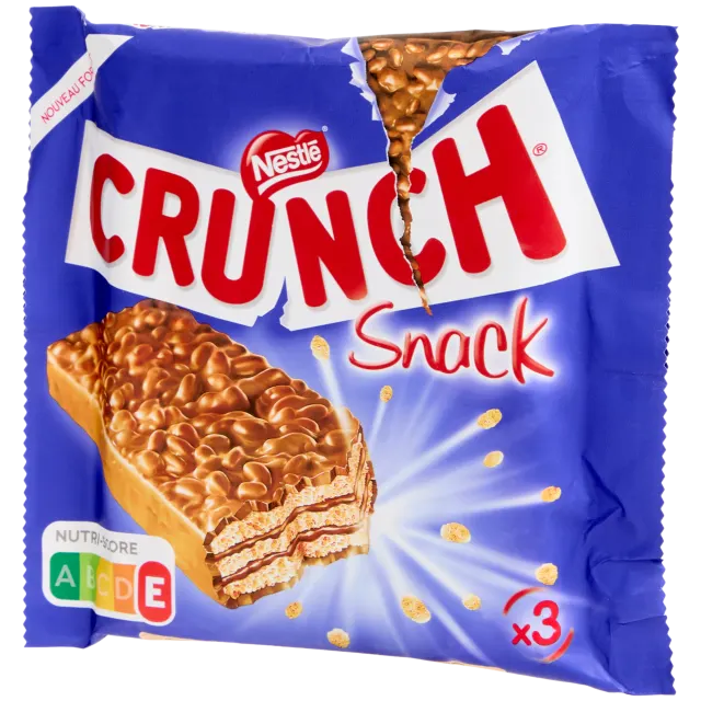 Gaufrettes au chocolat Nestlé Crunch Snack