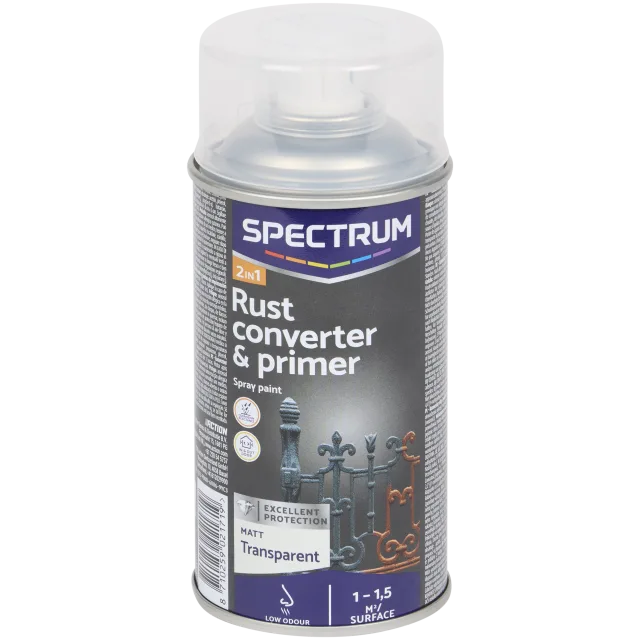 Antirouille et couche de fond mat Spectrum Transparent
