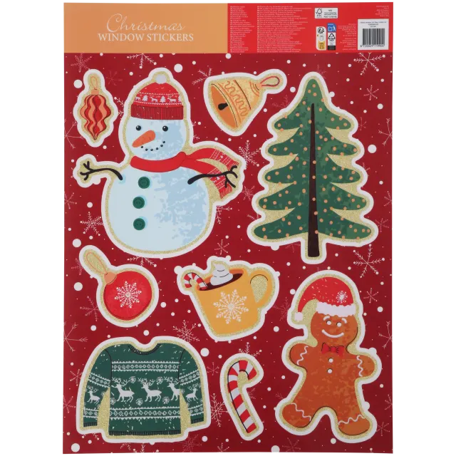 Autocollant de Noël pour fenêtre