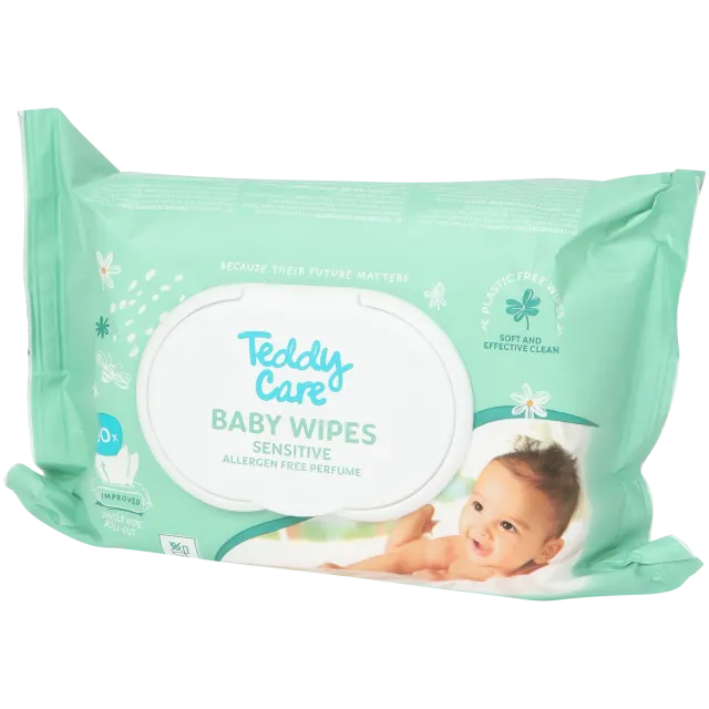 Lingettes pour bébé Teddy Care Sensitive