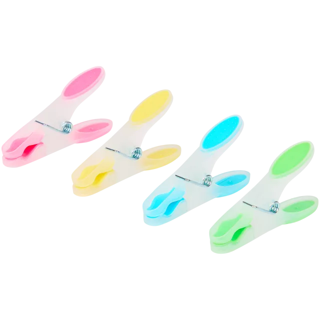 Pinces à linge en plastique