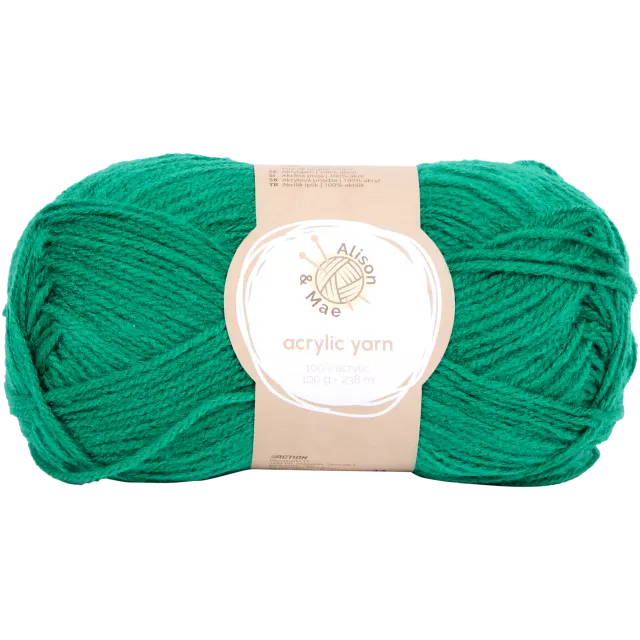 Fil à tricoter Alison & Mae Essentials Vert