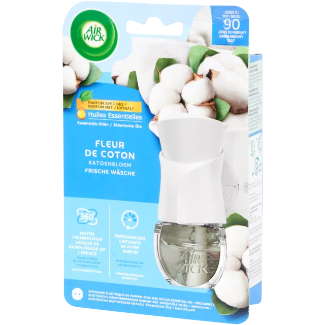 Diffuseur de parfum électrique Air Wick Fleur de coton