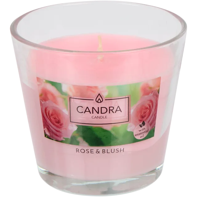 Bougie parfumée dans un verre Candra