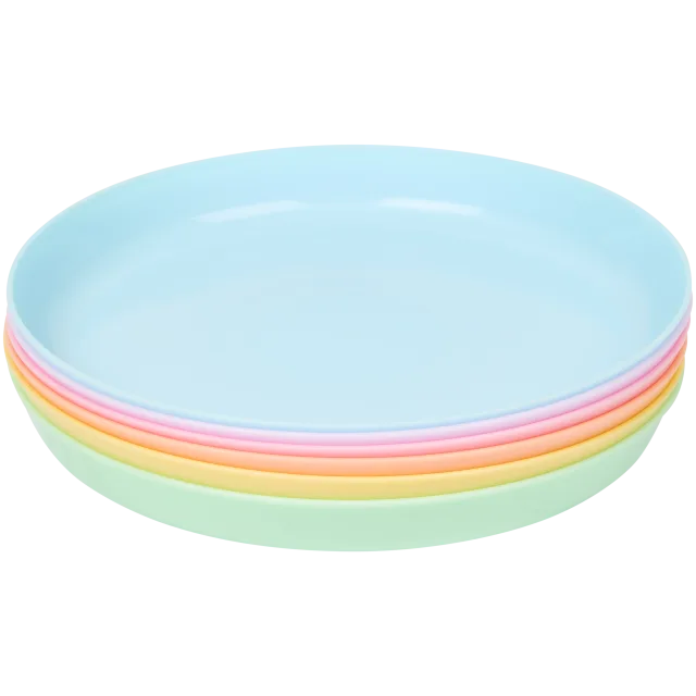 Assiettes en plastique
