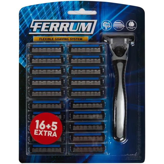Rasoir avec lames de recharge Ferrum