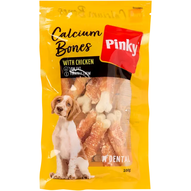 Friandises pour chien Pinky Calcium Bones