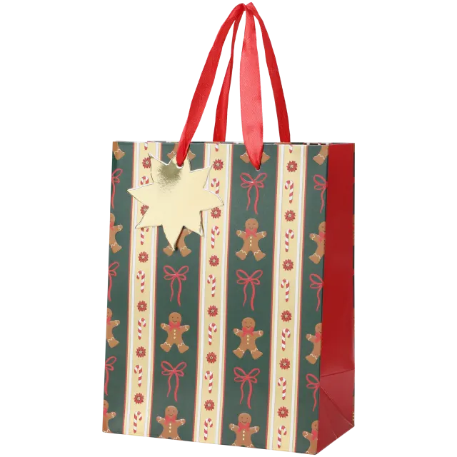 Sac cadeau effet métallique