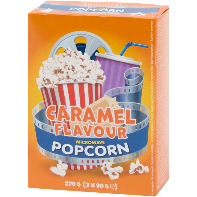 Pop-corn au micro-ondes Caramel beurre salé