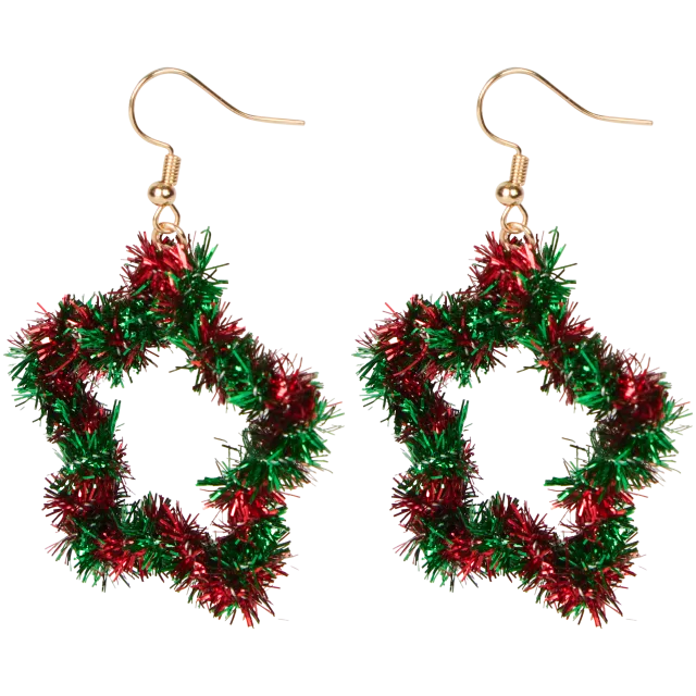 Boucles d'oreille de Noël
