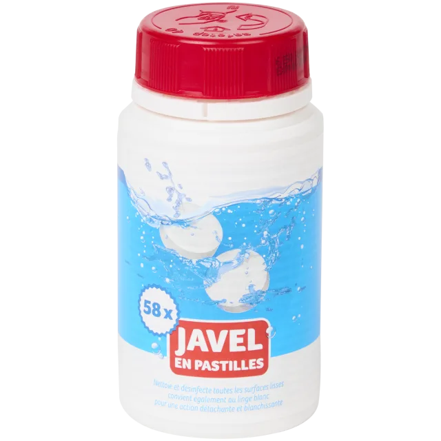 Tablettes d'eau de javel