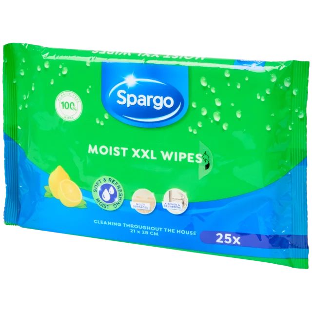Lingettes humides XXL Spargo