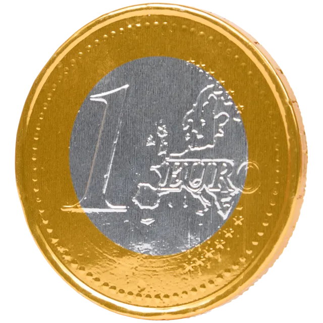 Pièce en chocolat au lait