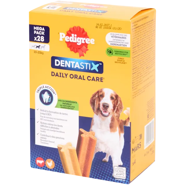 Bâtonnets à mâcher pour chien Pedigree Dentastix