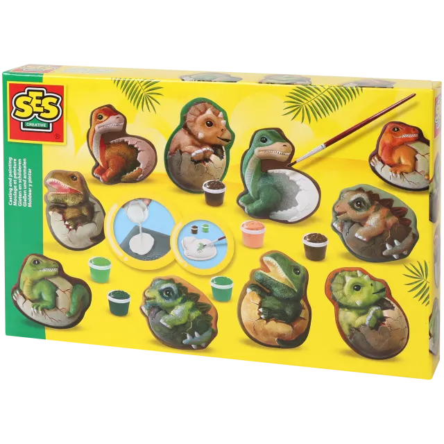 Kit créatif figurine en plâtre SES