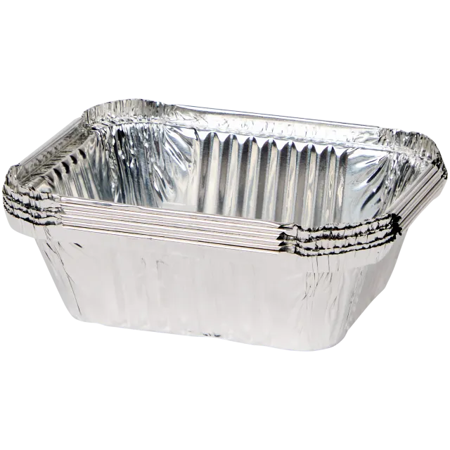 Barquettes en aluminium avec couvercle