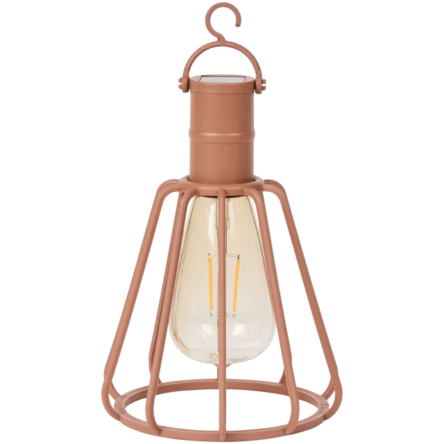 Lampe solaire style industriel