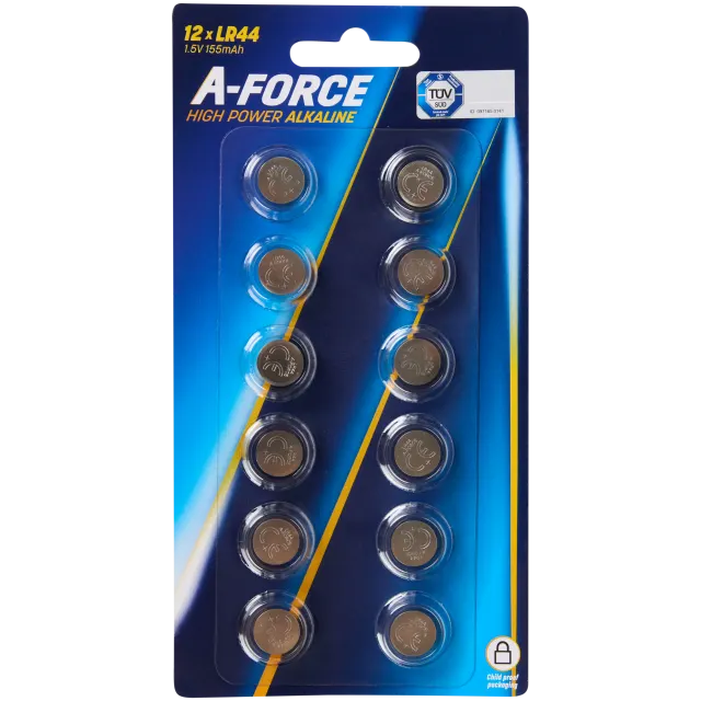 Piles boutons A-Force LR44